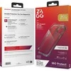 ZAGG dėklas + grūdintas stiklas LUXE BUNDLE, skirtas IPHONE 13 / 14 / 15 / 16e, skaidrus
