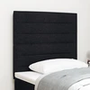 LED galvūgalis su LED juostelėmis Juodas 100 cm audinys