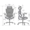 Žaidimų kėdė AndaSeat X-Air Pro XL, Pilka