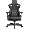 Žaidimų kėdė AndaSeat Kaiser 2 XL, PVC oda, juoda