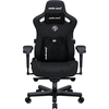 Žaidimų kėdė AndaSeat Kaiser 3 PRO XL, juodos spalvos, medžiaga: audinys