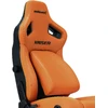 Žaidimų kėdė AndaSeat Kaiser 4 XL, oranžinės spalvos, medžiaga: eko oda