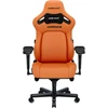 Žaidimų kėdė AndaSeat Kaiser 4 XL, oranžinės spalvos, medžiaga: eko oda