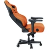 Žaidimų kėdė AndaSeat Kaiser 4 XL, oranžinės spalvos, medžiaga: eko oda
