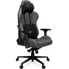 Žaidimų kėdė Yumisu 2050 Fabric Gaming Chair, Pilka-juoda