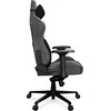 Žaidimų kėdė Yumisu 2050 Fabric Gaming Chair, Pilka-juoda