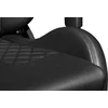 Žaidimų kėdė Yumisu 2053 Natural leather Gaming Chair, Juoda