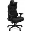 Žaidimų kėdė Yumisu 2053 Natural Leather Gaming Chair, Juoda