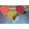 TULLO AST. 12 kamuoliukų, cypimo kamuoliukas, 8 cm, spygliai, 4 žiedai