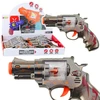 Lean Toys Žaislinis revolveris su šviesos ir garso efektais