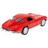 Žaislinis automobilis Daffi Chevrolet Corvette Stingray 1963, raudonos spalvos