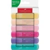 Teksto žymeklių rinkinys Faber-Castell 46, pasteliniai, 6 spalvų