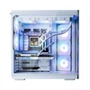 Zalman P60 vidutinio dydžio bokšto korpusas su 5 ARGB ventiliatoriais, baltas