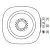Zamel Bevielis tinklo skambutis POP II baltas TIPAS ST-920W SUN10000501