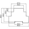 Zamel Faz 230 / 400V AC CAM- 01 asimetrinis jutiklis
