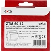 Zamel Perjungiamas maitinimo šaltinis, montuojamas ant TH-35 (DIN) bėgio, 60W, 12V DC tipas: ZTM-60/12 EXT10000283