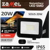 Zamel prožektorius Zamel Solis prožektorius LNS10000005 20W 230V IP65 neutralus baltas NAS-20WN juodas