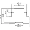 Zamel Signalizacijos modulis 230V AC EDM-01