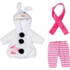 Zapf Drabužėlis Snowman Dolly kostiumų mada lėlei Baby Born