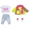 Zapf BABY born - Prabangus spalvotas paltas 43 cm (830154)