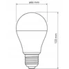 GTV LED lemputė , A65, 3000K, E27, 20W, 2400lm, AC180-250V/ 50-60Hz, RA>80, 200°, 164mA