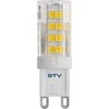 LED lemputė, G9, 3000K, 6,5 W, AC220-240V, 360°, 600lm, 57mA, LD-G9P67W0-30, GTV