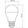 GTV LED lemputė , A65, 4000K, E27, 20W, 2400lm, AC180-250V/ 50-60Hz, RA>80, 200°, 164mA