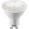 Bikuva.lt LED lemputė, SMD 2835, 4000K, GU10, 3W, AC220-240V, šviesos kampas 120°, 220 lm, 33 mA