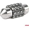 LED CANBUS lemputės Festoon C5W 12SMD 2016 31mm Baltas 12V 24V AMIO-04235