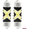 LED lemputės, Canbus, festoon, C5W, 12SMD, 2016 m., 36 mm, baltas, 12V, 24V, amio-04236