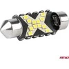 LED lemputės, Canbus, festoon, C5W, 12SMD, 2016 m., 36 mm, baltas, 12V, 24V, amio-04236