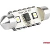 LED lemputės, Canbus, festoon, C5W, 2SMD, 3838, 39 mm, baltos, 12 V, 24 V, amio-04249