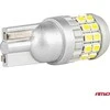 LED lemputės canbus t10 w5w 30smd 2016 baltas 12v 24v amio-04233