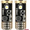 LED lemputės Canbus T10 W5W 3SMD 3838 baltos 12V 24V amio-04246