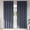 Užuolaidos su žiedais, blokuojančios šviesą 2 pcs Antracitas
