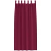 Užuolaidos su žiedais, blokuojančios šviesą 2 pcs Vyno raudona