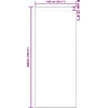 Aksominio tipo užuolaidos 2 vnt. Kreminė 260 x 140 cm Aksomas