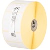 Zebra Label, popierius, 76,2x44,5 mm; tiesioginė terminė, Z-Select 2000D nuimama, nuimami klijai, 19 mm įvija, perforacija ir juodi ženklai