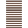 Zebrinės žaliuzės, rudos, 135x200 cm, audinys, plotis 130,9 cm, poliesteris