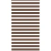 Zebrinės žaliuzės, rudos, 135x230 cm, audinys, plotis 130,9 cm, poliesteris