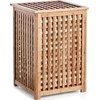 Pakabinamas skalbinių krepšys iš bambuko - 92 litrai, išimamas įdėklas, BAMBOO ZELLER