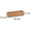 Bamboo Bambuko laikymo konteineris, 23x7,5x5 cm, ZELLER