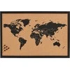 WORLD Pasaulio užrašų kamštinė lenta, 60x40 cm, ZELLER
