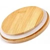 Bamboo ANTRACITO keraminis indelis su bambuko dangteliu, 650 ml, ZELLER