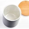 Bamboo ANTRACITO keraminis indelis su bambuko dangteliu, 650 ml, ZELLER