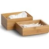 PIECES Organizatorius kosmetikai, bambukas, 2 vnt., ZELLER