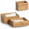 PIECES Organizatorius kosmetikai, bambukas, 2 vnt., ZELLER