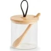 Zeller laikymo indelis su šaukštu ir bambukiniu dangteliu, 350 ml, 8x8,5 cm