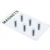 PIECES Magnetai užrašams, nerūdijančio plieno, 6 vnt., ZELLER