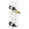 Zeller 27357 Wine Rack 21.5 x 15.5 x 67.5 cm Chrome
